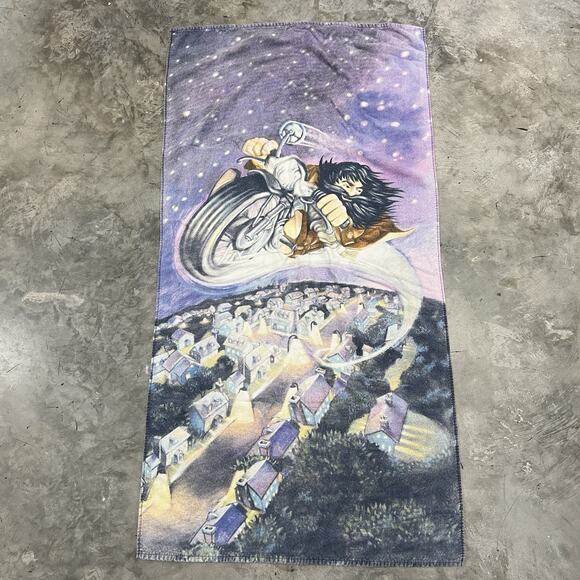 Rare Vintage Harry Potter Sorcerer’s Stone Towel 2000 Harry Hagrid Flying 27x53 - Picture 1 of 7